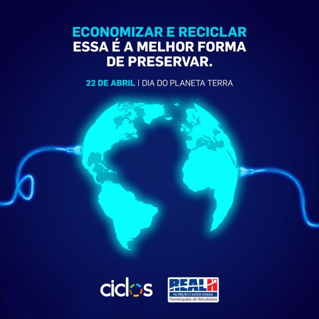 Dia Do Planeta Terra, especialmente para lembrarmos da importância do cuidado que devemos ter todos os dias com nosso “lar”. Economizar água, reciclar lixo, usar energia solar, reutilizar são formas de ajudar a cuidar e preservar o planeta terra. Aqui na Real H a sustentabilidade é um dos nosso principais pilares, por isso criamos o Projeto Ciclos a mais de dez anos. 

Faça sua parte também!

#sustentabilidade #realh #diadoplanetaterra #natureza #reciclar #reutilizar #economizar